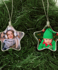 Photo Sublimation, Christmas Decoration Star Double Sided